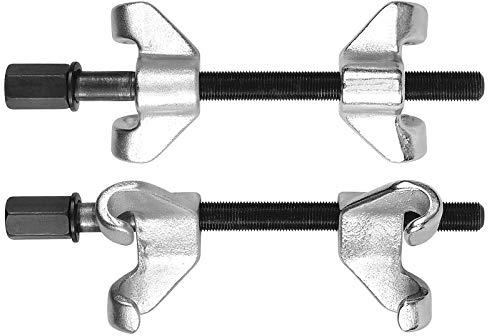 TOYA 2 x Federspanner 90 x 200 mm | Montagespanner für Fahrwerksfedern | Innensechskant M21 | Rechtsgewinde | Kohlenstoffstahl