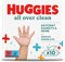 Huggies Baby-Feuchttücher All Over Clean, Für den ganzen Körper, Dezent und frisch, 10 x 56 Tücher, Monatsbox