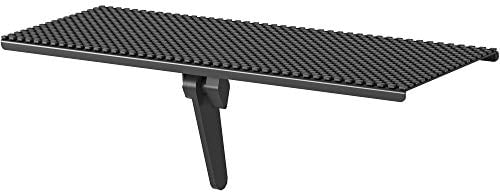 BONTEC TV Top Shelf 40cm, Flat Panel Mount for Streaming Devices, Media Boxes, Speakers and Home Decor, Monitor Top Shelf Storage Rack up to 10kg