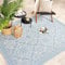 FRAAI | Home & Living In- & Outdoor Teppich - Summer Oriental Hellblau - Wetterfest - Polypropylen - Flachgewebe - Balkon, Garten/Terrasse - Terrasse - Rug