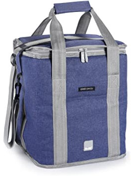 IBILI - Bolsa Nevera Isotermica Dalvik 20 Lt, Interior Impermeable, Aislante Termico de 3 Capas, Plegable