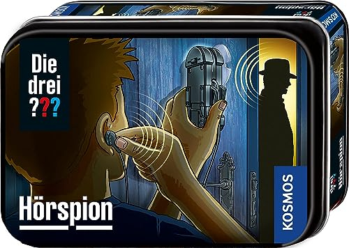 Kosmos Die DREI ??? Hörspion, Detektiv Gadget, Detektiv-Spielzeug, Agenten-Ausrüstung für Kinder ab 8 Jahre, Die DREI Fragezeichen Spielzeug, Detektiv Ausrüstung, Detektivset