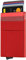 Bronzi® Porta carte Uomo Slim Donna - Portafoglio Porta Carte Di Credito Protezione RFID - Portacarte Mini Portatessere tascabile smart schermato (Rosso)