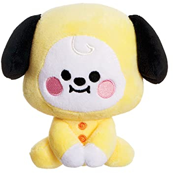 Aurora, 61483, BT21 Official Merchandise, Baby CHIMMY sitzend, 13cm, Gelb