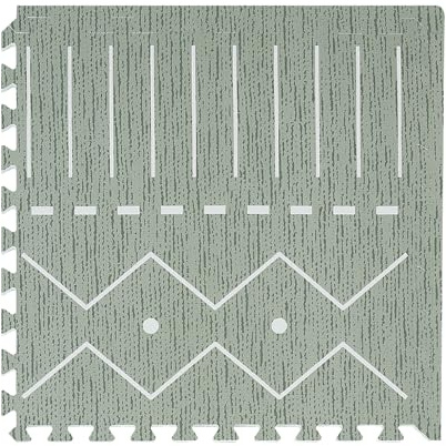Toddlekind Puzzlematte Kinder, 6-Tlg. Inkl. Rand – Baby-Puzzlematten & Puzzle Bodenmatte, Ungiftige Schaumstoff-Spielmatten Für Bauchzeit Und Krabbeln, 60 × 60 cm Je Teil, Gesamtfläche: 120 x 180 cm