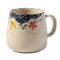 YUANstore 1 taza de café vintage de estilo retro japonés, tazas de cerámica de 380 ml, taza de desayuno de arcilla para cambiar el horno, regalo creativo para amigos, tazas incluye tapa y cuchara
