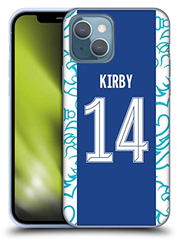 Head Case Designs Offizielle Chelsea Football Club Fran Kirby 2022/23 Frauen Home Kit Gelhülle [Militärischer Schutzgrad] Kompatibel Mit Apple iPhone 13 Und Kompatibel Mit MagSafe