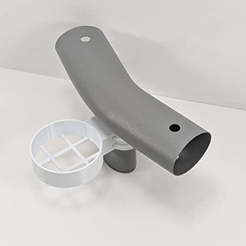 3D Cabin Porte-gobelet de piscine pour cadre ovale Tube de 53 x 35 mm (blanc)