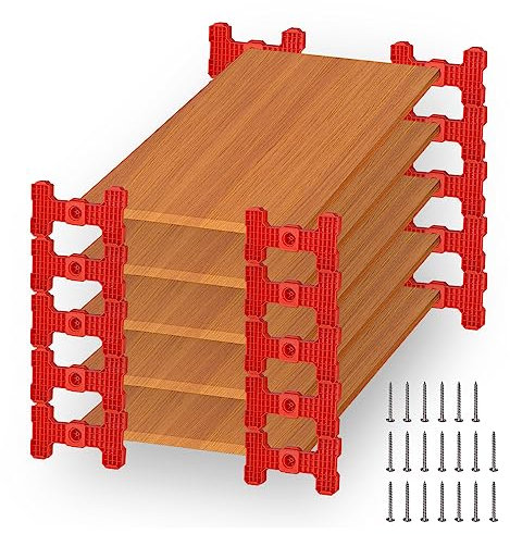 hzexun Farbregale, Sprühfarbe, Trockengestell, Türmalerei, Trockengestell für Schranktüren, Stapelsystem, Farbe für Innen- oder Außentüren, Türerhöhungen, Schrankfarbe (4 Stück)
