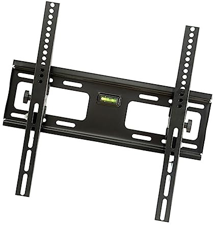 Alipis Support Mural pour Téléviseur Réglable Cadre De Fixation Mural Métal Support De Suspension pour Téléviseur LCD avec Inclinaison