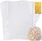 HAKACC 100 Stück Transparente Tüten für Süßigkeiten, Cellophantüten 20 x 30cm Transparente Quadratische Tasche für Süßigkeiten Mitgebsel Kindergeburtstag Gastgeschenke