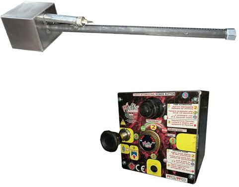 Bruciatore professionale a Gas GPL o METANO per Forno a Legna ad accensione elettronica (PF03)