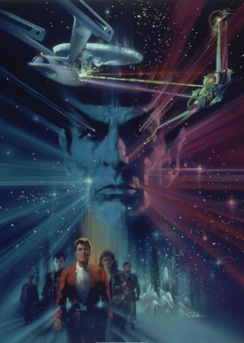 Displate Offiziell Star Trek MetallPoster Magnetische Befestigung Inklusive Lizenziert Bilder Hochwertiges Poster Movie Posters The Search for Spock 45 cm x 32 cm