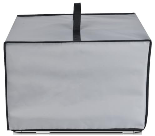 AF-WAN Hochbelastbare Premium-Stoffdrucker-Staubschutzhülle & Schutz für Brother DCP-L3550CDW/Brother DCP-L3560CDW/Brother MFC-3750CDW Multifunktionsgerät Laser (Silbergrau)