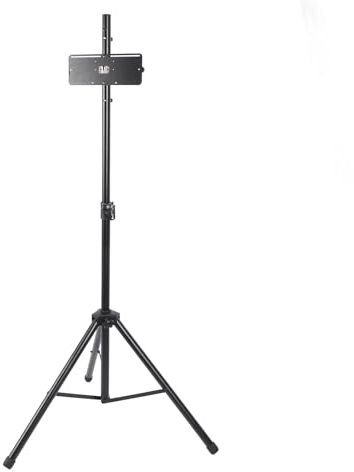 Dartscheibenständer, 122-200 cm Höhenverstellbarer Tragbarer Dartständer, Robuster Dartscheiben-Stativständer aus Edelstahl für Spiele Im Innen- und Außenbereich (Schwarz)
