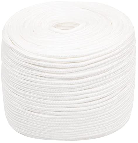 Homgoday Corda per barche, 10 mm x 50 m, in polipropilene, per imbarcazioni, yacht, nautica, yacht, corda per ormeggio, attrezzatura per barche