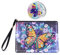 Doafoce Diamond Painting Kinder, Bastelset Mädchen 6 7 8 9 10 Jahre, Diamant Malerei Kosmetiktasche mit Diamond Painting Taschenspiegel, für Frauen Mädchen Makeup Geschenk