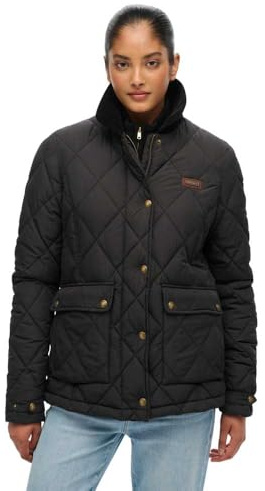 Superdry Cord Trimmed Liner Jacket L Black