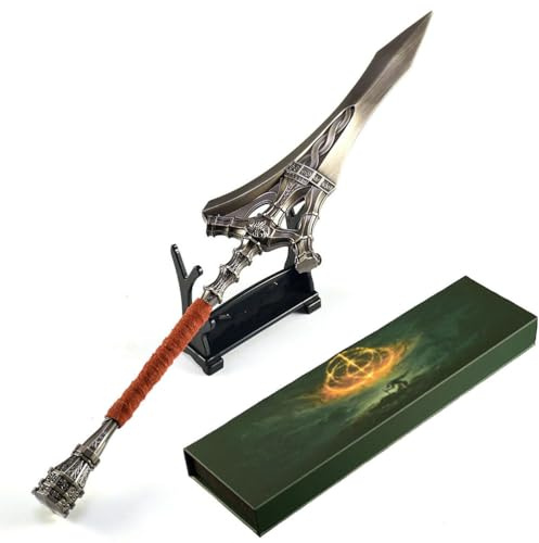 Wonsunte Elden Rings Serpent Hunter-Kollektion 30 Cm/11,8 Zoll Komplett Aus Metall Spielrequisiten-Modell Mit Box Gaming-Erinnerungsstücke Schreibtischdekoration Gamer