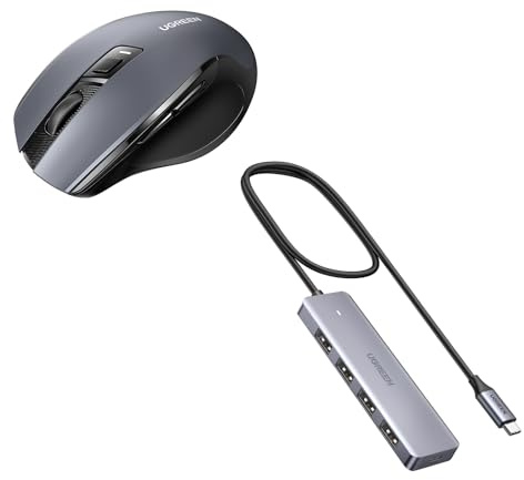 UGREEN Wireless Mouse USB C HUB with 60CM Cable