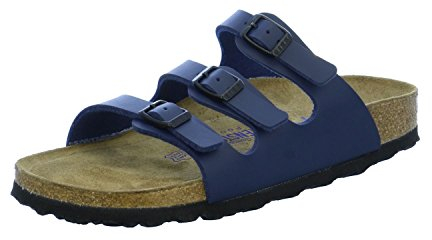 Birkenstock Unisex Florida 554713 Pantoletten, Blau, 39 EU