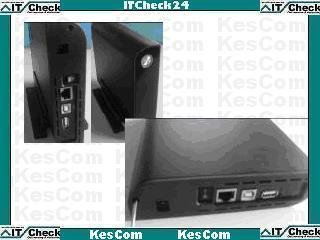 IT40266 EV-1332 3,5 HDD LAN-Server Gehäuse mit 500 GB Markenfestplatte bestückt, Serial ATA, FTP, Samba, Print Server, BT-Download (8,9cm - 3,5 Festplatten bis 2000 GB möglich)