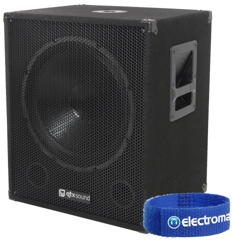 QTX Sound QT18SA 18 Inch 1000W Active Bass Bin Speaker