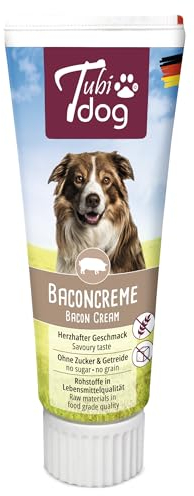 3 x Tubi-DOG Tubi Dog Baconcreme in der Tube 75g im 3er Set
