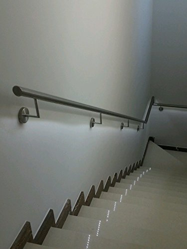 Corrimano inox con led luce bianca