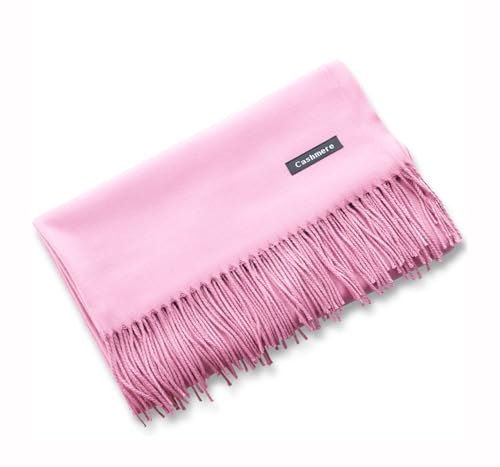 Cashmere Luxuriöser, großer, superweicher Schal, Rosa - Damen und Herren Schals, multi, One size