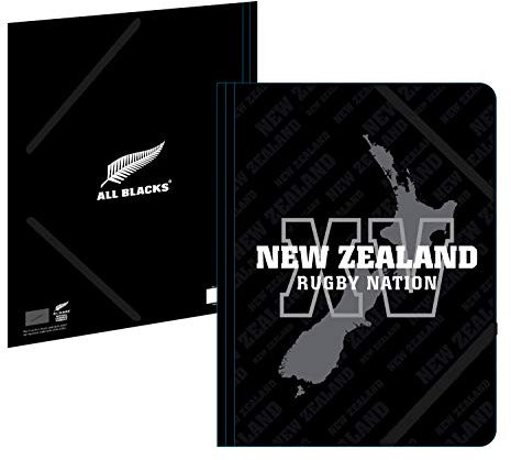 All Blacks Hemd aus Karton, offizielle Kollektion, Rugby
