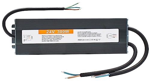 LED Trafo 24V 300W DC Netzteil Outdoor IP67 Wasserdicht Transformateur für LED Streifen