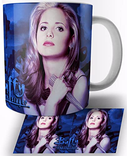 Buffy Sarah Michelle Gellar Keramik Becher 325ml Tasse Mug