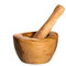 Jay Hill Mortier en bois d'olivier marron - 58088