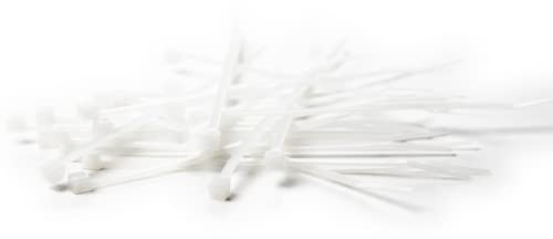 200x Alfa Kabelbinder 200 x 4,8 mm transparent Nylon Profi-Qualität | UV-beständig robust | lange Lebensdauer | -40 °C bis +105 °C | Made in Germany