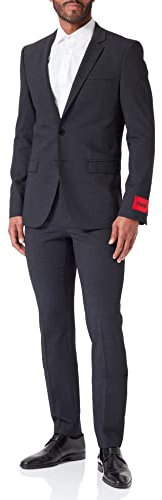 HUGO Men's Arti/Hesten232X Suit, Charcoal10, 90