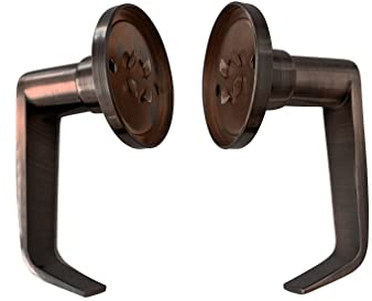 LOCKSET Dummy Door Lever, 2 PCs Door Handles for Closets and Storage Rooms. Antique Copper