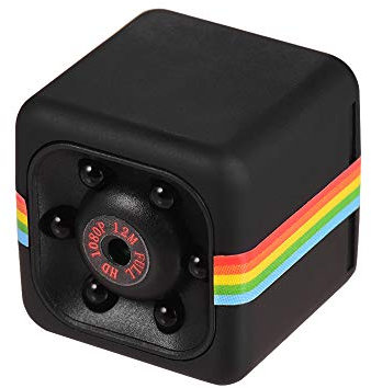 Camnoon Mini Cube Camera 1080P Video 120° Grandangolare 32GB Memoria Estesa Batteria Incorporata