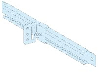 Schneider Electric 2 x Führungsschienen + 2 x P-Schilder der Marke
