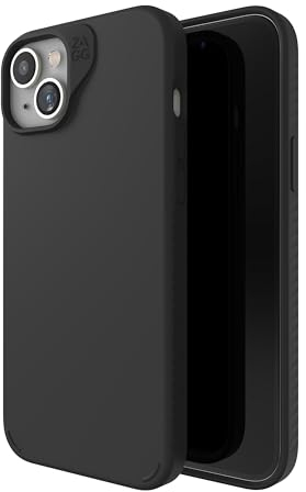 ZAGG Manhattan Snap, Graphen-verstärkte Hülle für iPhone 14 Plus und iPhone 15 Plus [6.7-Inch], MagSafe kompatibel, schlankes und weiches Design, stossfeste Abdeckung für die Rückseite (Schwarz)