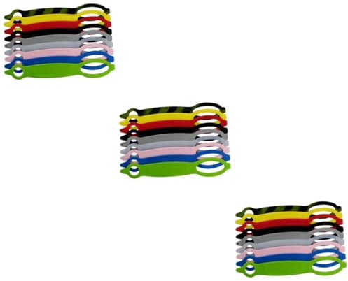 ABOOFAN Flaschenregal 27 STK Flaschenhalter Flaschenträgergriff Flaschenband Aus Silikon Wasserflaschengurt Band Für Wasserflaschen Flasche Aus Silikon Mineralwasserflaschen Wasserkocher