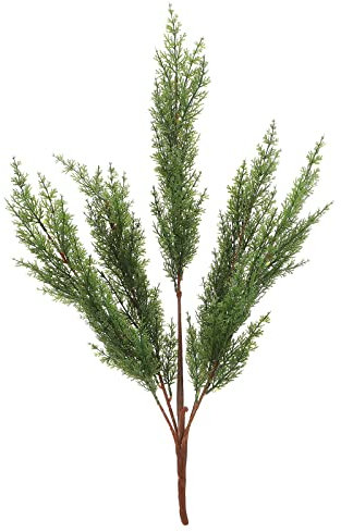 Künstliche Zypressen Zweige, Auswahl von Langen Faux-Kiefern Zypressen, Simulations Kiefer und Zypresse Hinterlässt Dekorative Zweige für DIY-Girlande Kranz Weihnachts Dekoration