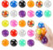 Auauraintt 24 Stück Mini Stress Balls, Regenbogen Squeeze Bälle, Mini Stressball Squishy Ball mit Wasserperlen, Antistressbal, Bunte Anti Stress Squeeze für Angst abbauen und Beruhigung