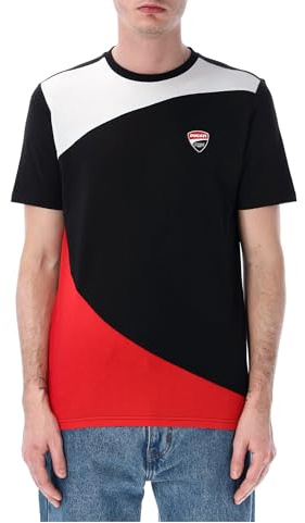 T-Shirt Homme Ducati Racing - Ducati Corse Moto GP Homme Rouge/Noir/Blanc
