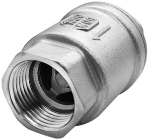 Beduan Rückschlagventil aus Edelstahl, 3/4 NPT-Gewinde, Rückschlagventil, Einweg, horizontal, vertikal, Inline-Wasserfeder-Rückschlagventil für Brunnen, Pumpe, Tank, Rückflussverhinderung
