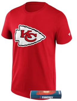 Kansas City Chiefs T-Shirt Logo Unisex NFL Fanartikel +Fanergy Traubenzucker