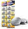 GutAlkaLi CR2025 3V Batteries Lithium Button Cells Electric CR 2025 Lithium Pack of 10