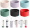 IOXXL 6Pcs Silicone Cup Boots for Water Bottle Fits Stanley/Hydro Flask/Simple Modern/Yeti/Owala, 2.8-3.1in Width Bottom Protector Cover Sleeve (6 Colors)