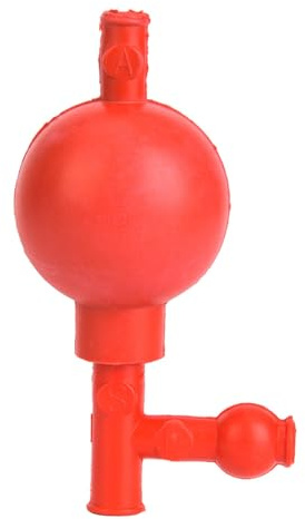 Labor-Saugkolben aus Gummi – Roter Quantitativer Pipettenfüller für Präzisen Flüssigkeitstransfer