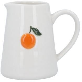 Gisela Graham Embossed Orange Fruit Design Mini Jug